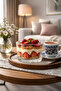 Flower Set of 6 Glass Pudding Dessert Ice Cream Breakfast Bowls Nut Magnolia Presentation Bowl - 4