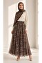 Chiffon lined belted - 2