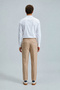 Fredico Smart Men's Chino Pants Comfort Pleated Stone - 3