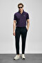 Laon Smart Men's Polo T-Shirt Purple - 3
