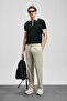 Calep Smart Men's Chino Pants Slim Fit Beige - 4