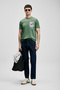 Charlie Modern Graphic T-Shirt Green - 3