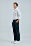 Lukaso Smart Men's Chino Trousers Slim Fit Navy Blue - 3