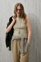 Lında Women's Knitted Undershirt Camel Hair