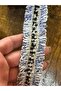EN 3 CM DOUBLE-SIDED Tasseled RIBBON KNIT ACCESSORY (1 METER) BLUE