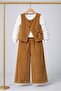Girl's Brown Suit