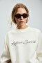Ander Women's Knitted Sweatshirt Off-White - 2