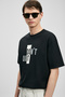 Carl Modern Graphic Tee Black - 5