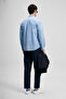 Federico Men's Basic Shirt Regular Fit Blue - 6