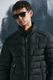 Lukas Kaz Feather Men's Coat Black - 2