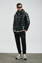 Gabriel Goose Feather Men's Coat Black