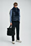 Peter Goose down Men's Vest Navy Blue - 3