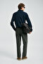 Ferla Men's Basic Shirt Regular Fit Navy Blue - 6