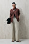 Barrı Women's Linen Shirt Light Brown