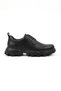 Trox premium tractor sole 5 cm height increasing men's sports casual shoes black
