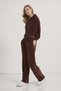 Armalife 0110 Velvet Waist Tie-Up Women's Track Suit Set