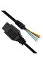 black Cable for Sega Genesis 2 MD 2 Control Cable for Mega Drive 2 Gamepad Controller Extend Cord 9P - 4