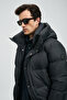 Victor Goose Feather Men's Coat Black - 5