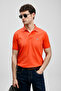 Laon Smart Men's Polo T-Shirt Orange - 3