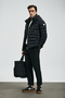 Gabriel Goose Feather Men's Coat Black