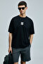 Helıx Modern Graphic T-Shirt Black - 2