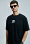 Helıx Modern Graphic T-Shirt Black - 3