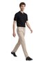 Men's Slim Fit Zippered Knitwear Polo T-Shirt Sergiano - 4