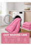 Stripe Comforter Set- Ultra Soft Brushed Microfiber Fabric, Soft Siliconized Fiber Filling - 6