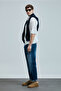 Salvator Smart Jean Men's Trousers Slim Fit Blue - 5