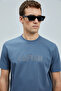 Think Modern Graphic T-Shirt Dark Blue - 3