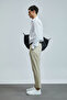 Plus Smart Men's Chino Pants Slim Fit Camel Hair - 5