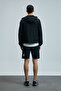 Black Men's Shorts Tracksuit - Second - 6