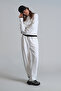Ida Knitted Women's Sweatpants Ecru - 2