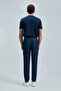 Bran Modern Graphic T-Shirt Navy Blue - 6