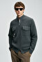 Ronald Men's Cardigan Anthracite