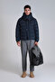 Marty Goose down Men's Coat Navy Blue - 4