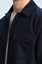 Never Men's Basic Shirt Regular Fit Navy Blue - 3