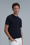 Pablo Men's Basic T-Shirt Navy Blue - 5