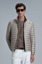Sergio Goose Feather Men's Coat Beige - 5