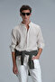 Fast Men's Basic Shirt Comfort Fit Beige