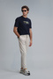 Tom Smart Men's Chino Trousers Slim Fit Beige - 4