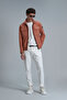 Ader Smart Men's Chino Trousers Straight Fit White - 4