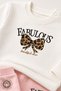 Baby Girl Ribbon Printed 100% Cotton 6-9-12 Months Top and Bottom 2-Piece Baby Girl Set - 3