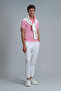 Laon Smart Men's Polo T-Shirt Slim Fit Pink - 2