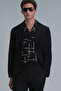 Mex Sports Men's Blazer Jacket Slim Fit Black - 5