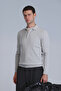 Aden Men's Sweater Light Gray - 3