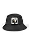 Bucket Wolf - 6Bs Code Logo Unisex Black Hat (Cap)