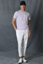 Tony Modern Graphic T-Shirt Lilac - 5