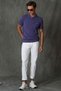 Laon Sports Polo Neck Men's T-Shirt Purple - 4