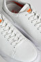 Tommy Men's Leather Sneaker Shoes White - 4